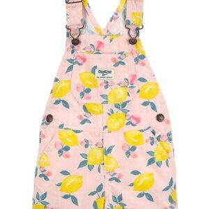 OshKosh B'gosh Kids Overalls with Lemon and Pink Print